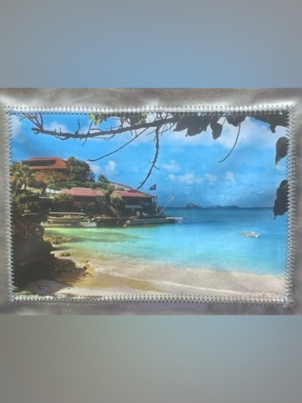 NWT Addicted to St Barth Eden Roc Clutch